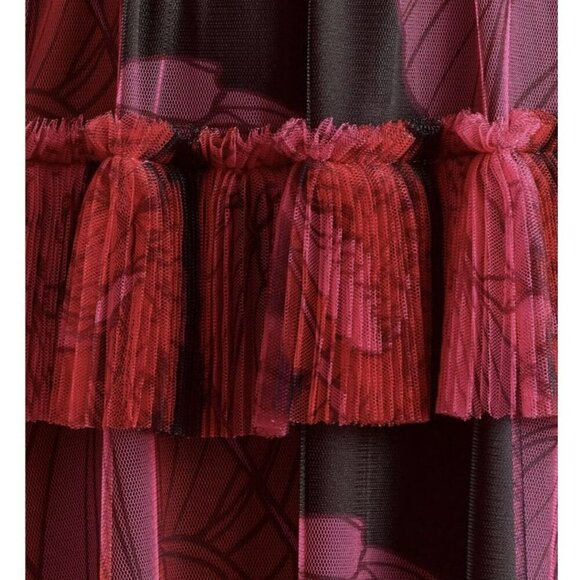 Anthropologie Hutch Freya Sleeveless Tiered Tulle Maxi Dress Size 8 NWT - Picture 4 of 11